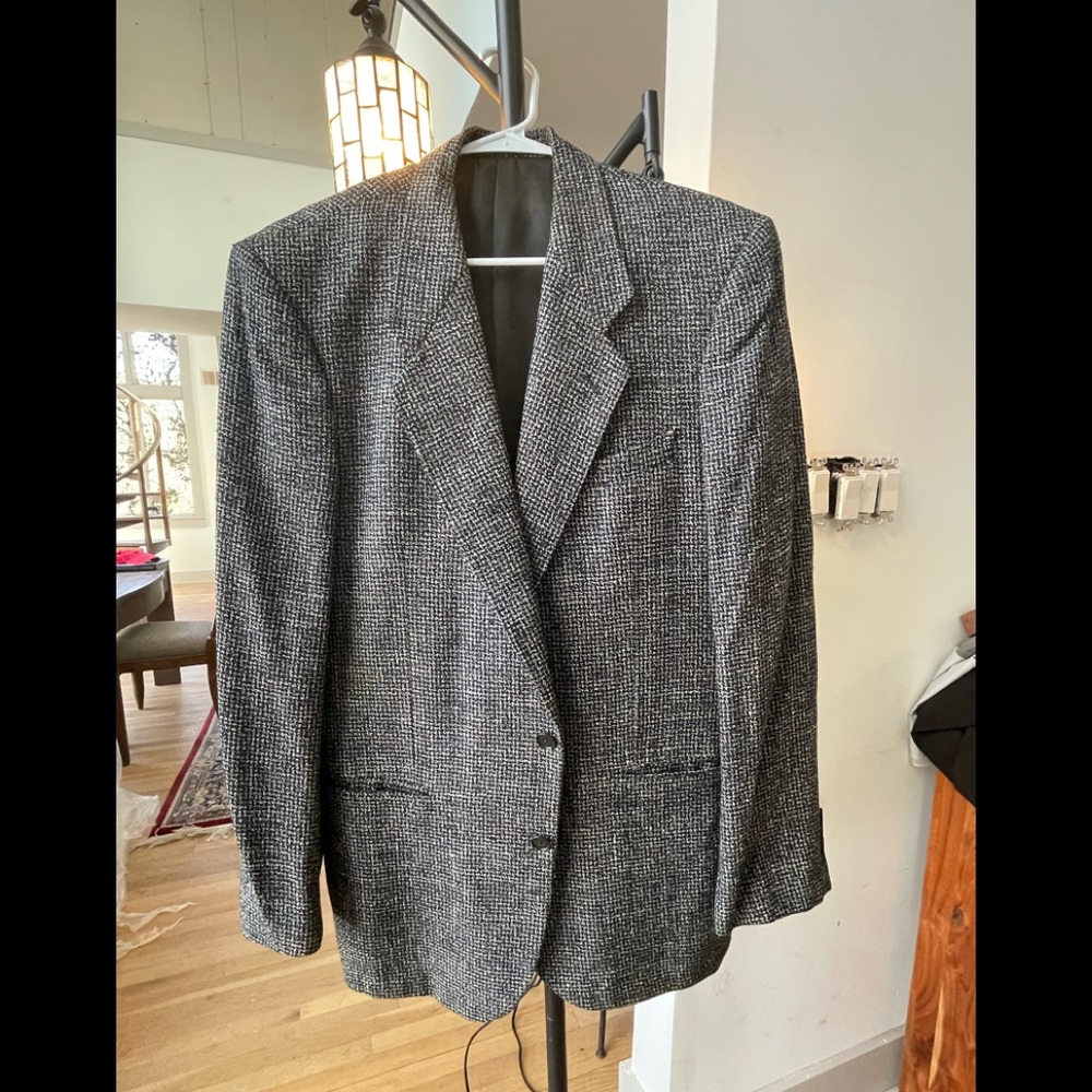 ALFANI - VINTAGE MEN’S JACKET - 100% SILK